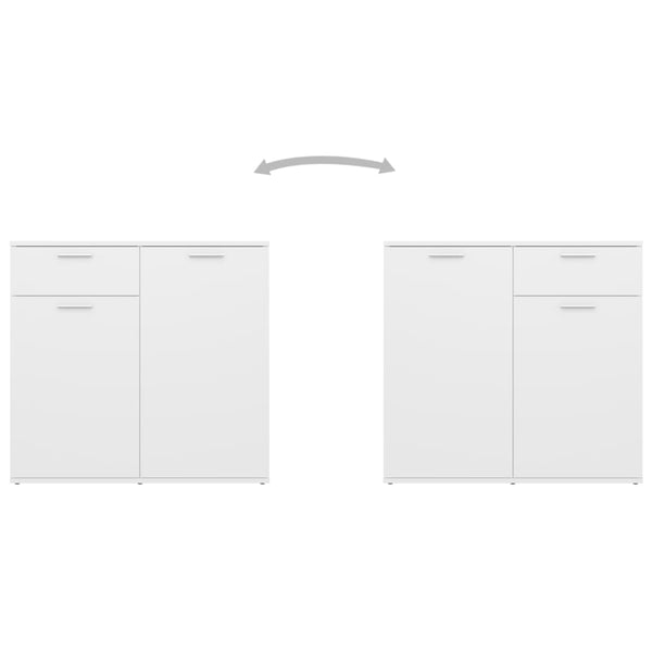 Weißes Sideboard 80 cm