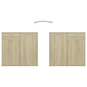 Sonoma-Eiche Sideboard, 80 cm