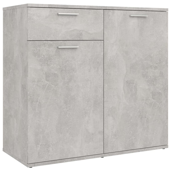 Betongraues Sideboard 80 cm