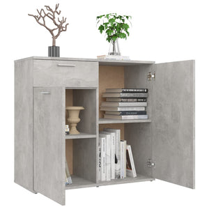 Betongraues Sideboard 80 cm