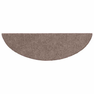 Stufenmatten Selbstklebend 5 Stk. 56x17x3 cm Hellbraun Halbrund
