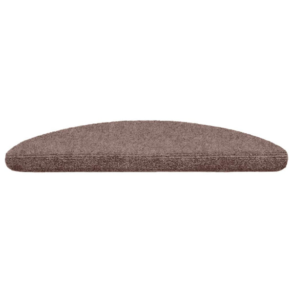 Stufenmatten Selbstklebend 10 Stk. 56x17x3 cm Hellbraun Halbrund