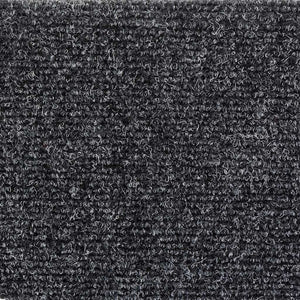 Stufenmatten Selbstklebend 5 Stk. 56x17x3 cm Dunkelgrau Halbrund