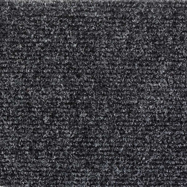 Stufenmatten Selbstklebend 5 Stk. 56x17x3 cm Dunkelgrau Halbrund
