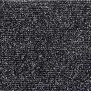 Stufenmatten Selbstklebend 10 Stk. 56x17x3 cm Dunkelgrau Halbrund