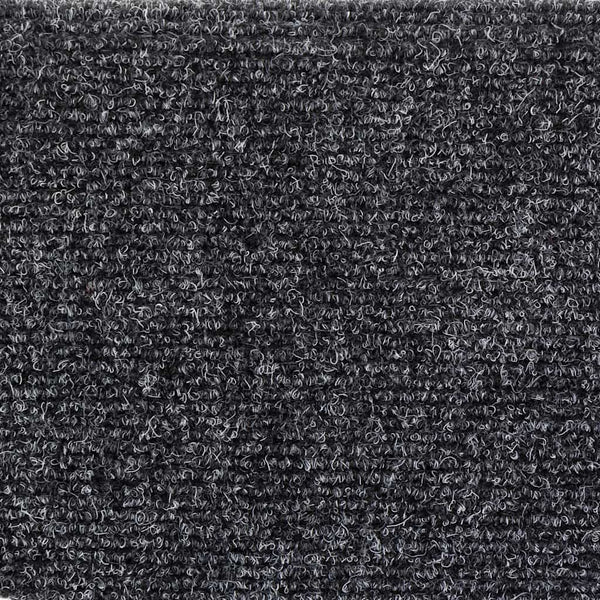 Stufenmatten Selbstklebend 10 Stk. 56x17x3 cm Dunkelgrau Halbrund