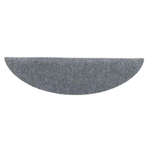 Stufenmatten Selbstklebend 5 Stk. 56x17x3 cm Hellgrau Halbrund