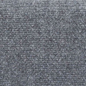 Stufenmatten Selbstklebend 5 Stk. 56x17x3 cm Hellgrau Halbrund