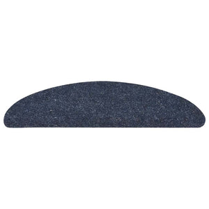 Stufenmatten Selbstklebend 5 Stk. 56x17x3 cm Blau Halbrund