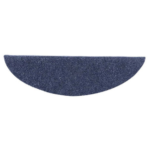 Stufenmatten Selbstklebend 10 Stk. 56x17x3 cm Blau Halbrund