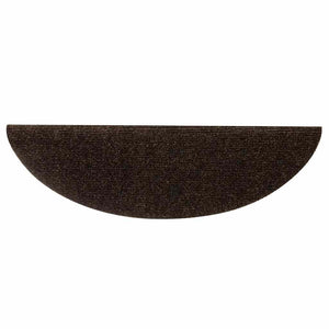Stufenmatten Selbstklebend 10 Stk. 56x17x3 cm Braun Halbrund