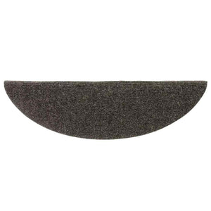 Stufenmatten Selbstklebend 10 Stk. 56x17x3 cm Anthrazit Halbrund