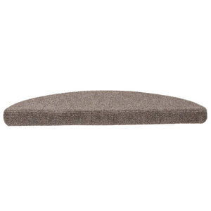 Stufenmatten Selbstklebend 10 Stk. 56x17x3 cm Beige Halbrund