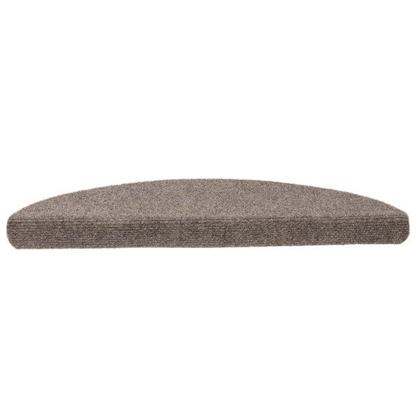 Stufenmatten Selbstklebend 10 Stk. 56x17x3 cm Beige Halbrund