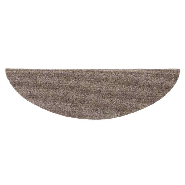 Stufenmatten Selbstklebend 10 Stk. 56x17x3 cm Beige Halbrund