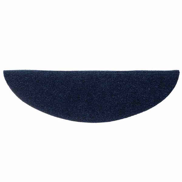 Stufenmatten Selbstklebend 5 Stk. 56x17x3 cm Marineblau Halbrund