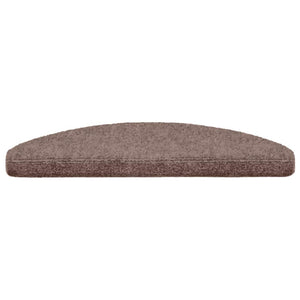 Stufenmatten Selbstklebend 5 Stk. 65x21x4 cm Hellbraun Halbrund Groß