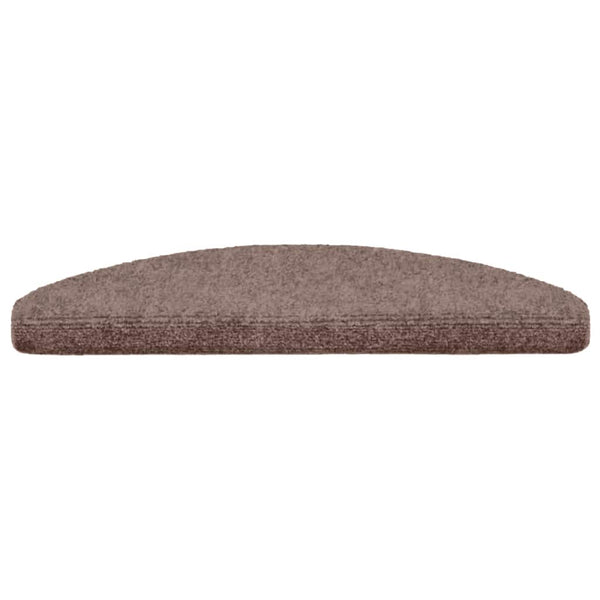 Stufenmatten Selbstklebend 5 Stk. 65x21x4 cm Hellbraun Halbrund Groß