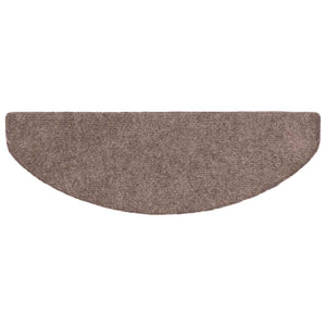 Stufenmatten Selbstklebend 5 Stk. 65x21x4 cm Hellbraun Halbrund Groß