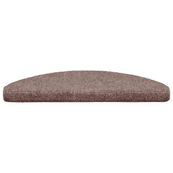 Stufenmatten Selbstklebend 10 Stk. 65x21x4 cm Hellbraun Halbrund Groß