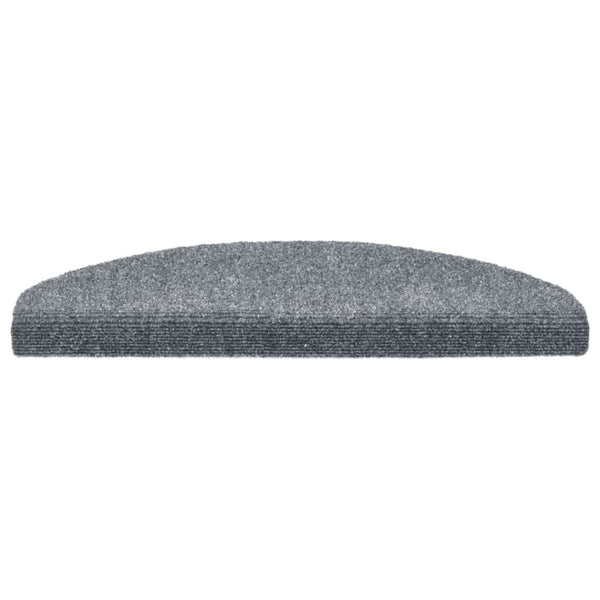 Stufenmatten Selbstklebend 5 Stk. 65x21x4 cm Hellgrau Halbrund Groß