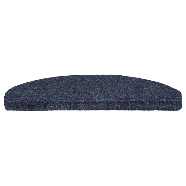 Stufenmatten Selbstklebend 5 Stk. 65x21x4 cm Blau Halbrund Groß