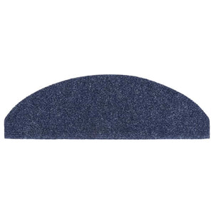 Stufenmatten Selbstklebend 5 Stk. 65x21x4 cm Blau Halbrund Groß