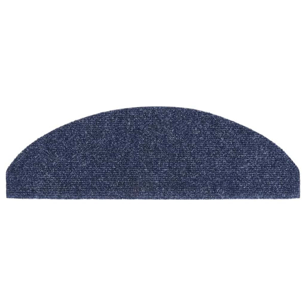 Stufenmatten Selbstklebend 5 Stk. 65x21x4 cm Blau Halbrund Groß