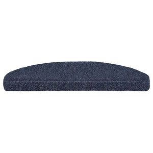 Stufenmatten Selbstklebend 10 Stk. 65x21x4 cm Blau Halbrund Groß