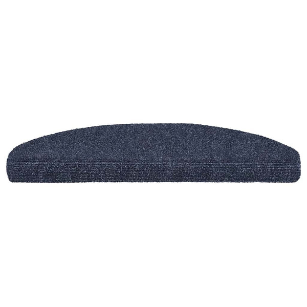 Stufenmatten Selbstklebend 10 Stk. 65x21x4 cm Blau Halbrund Groß