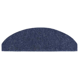 Stufenmatten Selbstklebend 10 Stk. 65x21x4 cm Blau Halbrund Groß