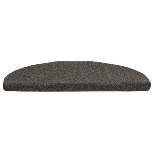 Stufenmatten Selbstklebend 5 Stk. 65x21x4 cm Anthrazit Halbrund Groß