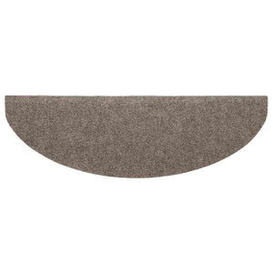 Stufenmatten Selbstklebend 5 Stk. 65x21x4 cm Beige Halbrund Groß