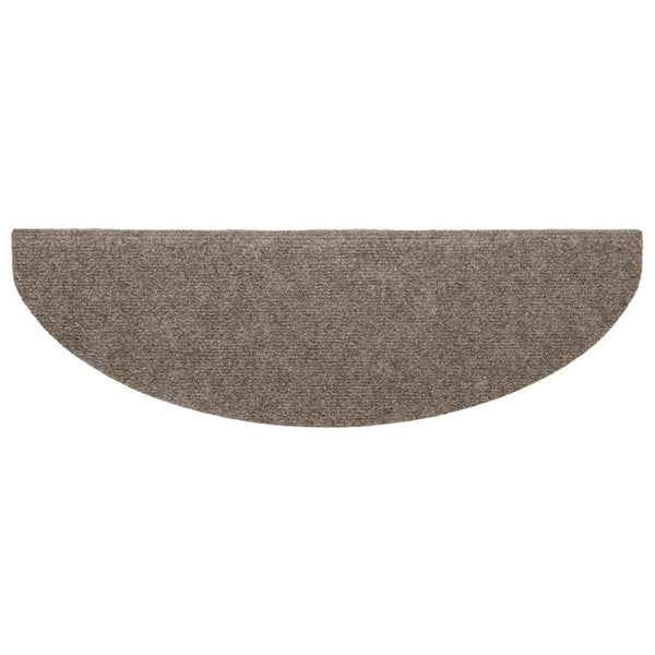 Stufenmatten Selbstklebend 5 Stk. 65x21x4 cm Beige Halbrund Groß