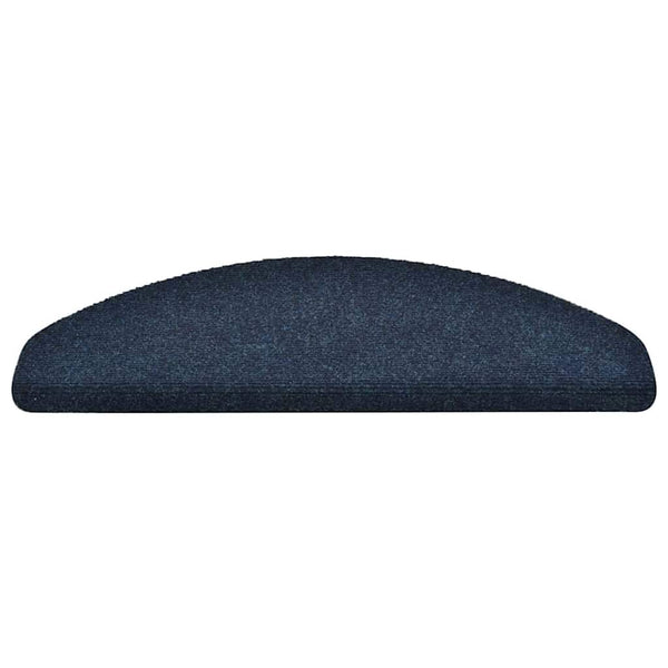 Stufenmatten Selbstklebend 5 Stk. 65x21x4 cm Marineblau Halbrund Groß