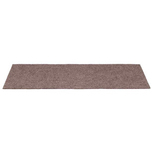 Stufenmatten Selbstklebend 5 Stk. 65x21x4 cm Hellbraun Rechteckiger Rand