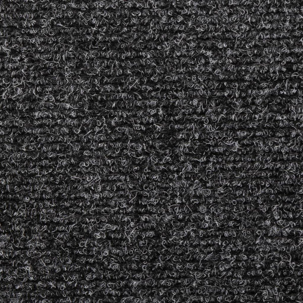 Stufenmatten Selbstklebend 10 Stk. 65x21x4 cm Dunkelgrau Rechteckiger Rand