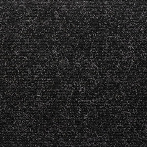 Stufenmatten Selbstklebend 5 Stk. 65x21x4 cm Schwarz Rechteckiger Rand