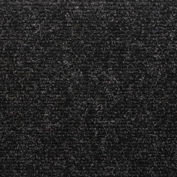 Stufenmatten Selbstklebend 5 Stk. 65x21x4 cm Schwarz Rechteckiger Rand