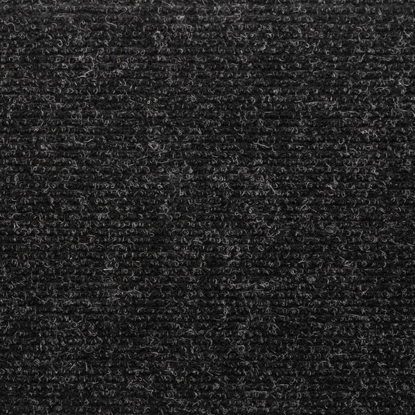 Stufenmatten Selbstklebend 10 Stk. 65x21x4 cm Schwarz Rechteckiger Rand