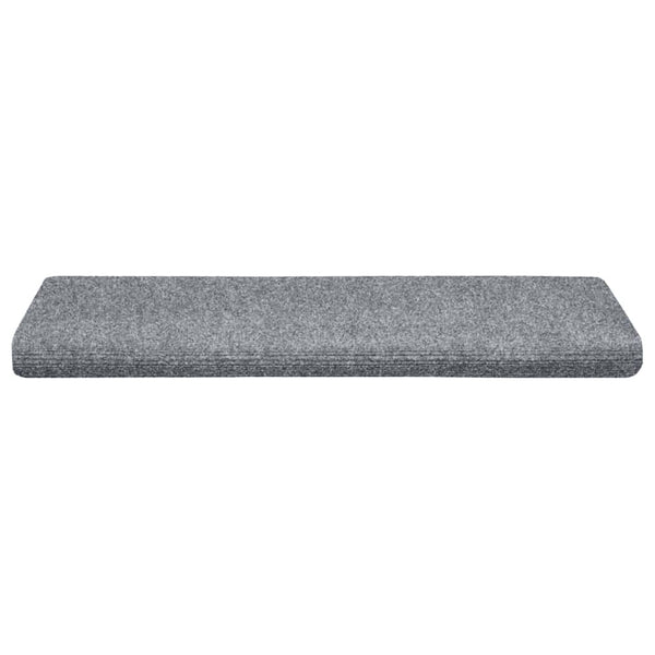 Stufenmatten Selbstklebend 5 Stk. 65x21x4 cm Hellgrau Rechteckiger Rand