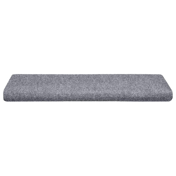 Stufenmatten Selbstklebend 10 Stk. 65x21x4 cm Hellgrau Rechteckiger Rand