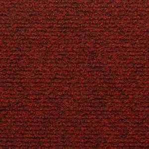 Stufenmatten Selbstklebend 5 Stk. 65x21x4 cm Bordeauxrot Rechteckiger Rand