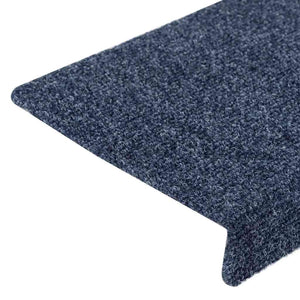 Stufenmatten Selbstklebend 10 Stk. 65x21x4 cm Anthrazit Rechteckiger Rand