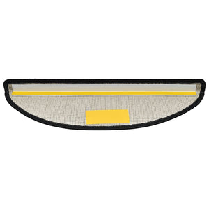 Stufenmatten 10 Stk. 56x17x3 cm Anthrazit Halbrund