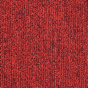 Stufenmatten 10 Stk. 56x17x3 cm Rot Halbrund