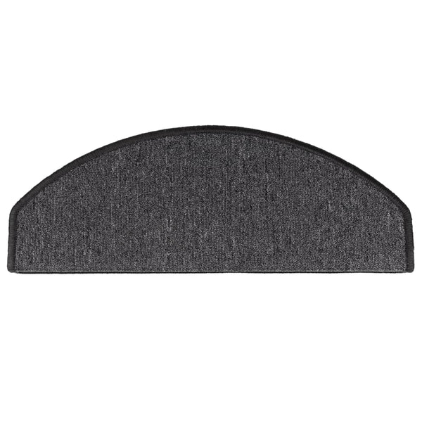 Stufenmatten 10 Stk. 65x24x4 cm Anthrazit Halbrund Groß