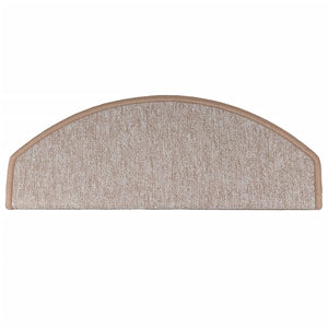 Stufenmatten 10 Stk. 65x24x4 cm Hellbraun Halbrund Groß
