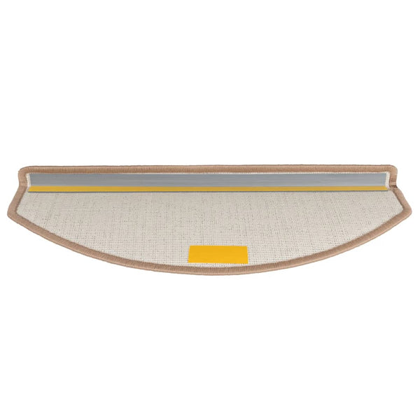 Stufenmatten 10 Stk. 65x24x4 cm Hellbraun Halbrund Groß