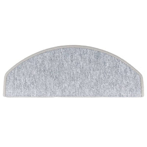Stufenmatten 10 Stk. 65x24x4 cm Hellgrau Halbrund Groß